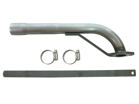 Straight RLV header for GX390 big block clone engine with hardware