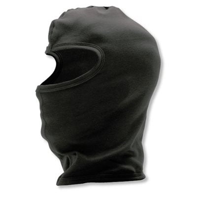 White cotton balaclava for kart racing helmet use