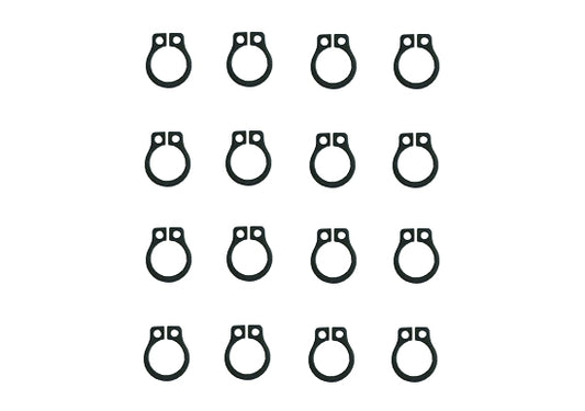 16-piece kit of Hilliard Inferno Clutch Weight Snap Rings