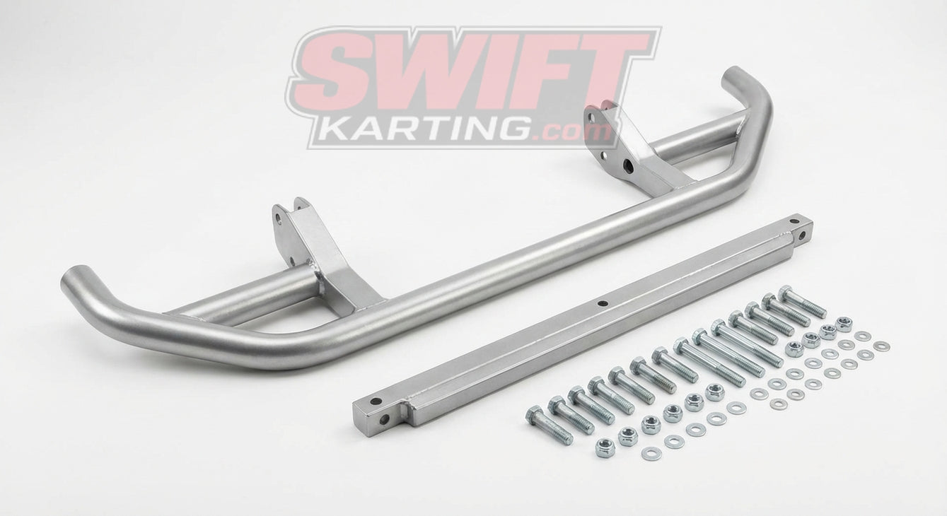 KG Stilo-Evo Left Hand Nerf Bar with Cross Bar and Hardware by KG - karting parts