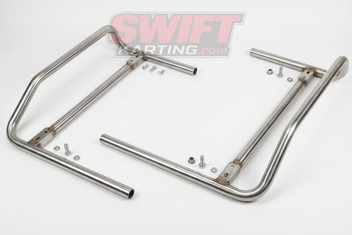KG Stilo-Evo Right Hand Nerf Bar - Integrated Cross Bar - CIK Sprint by KG - karting parts