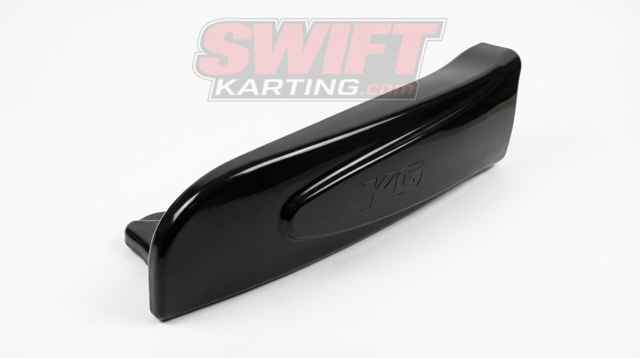 KG Stilo Evo Right Side Pod in black, CIK/FIA approved for racing karts.