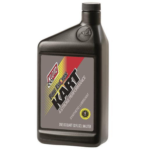Quart bottle of Klotz 0W16 four-cycle oil for kart engines