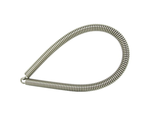 Silver stock Max-Torque clutch spring in coiled form