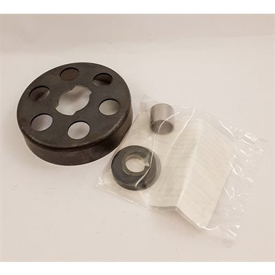Turned bully style drum for Draggin Skin kart clutch with small sprocket fit