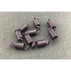 Set of nine purple springs for Draggin Skin kart clutch