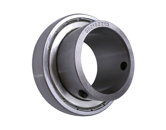 Close-up view of narrow Euro style 40mm axle bearing with SB208ZZ marking