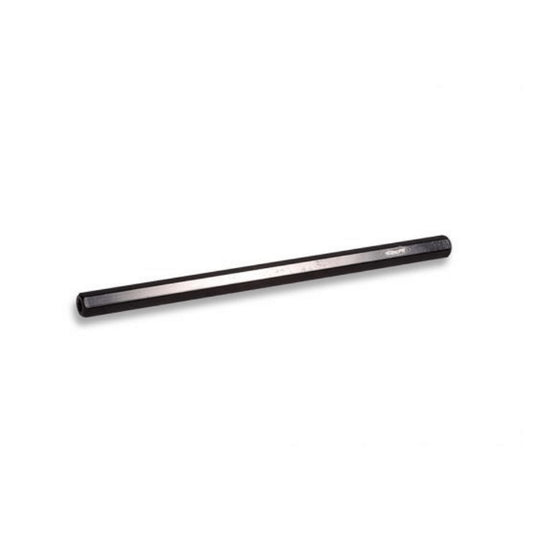 Matte black 8mm hex tie rod tube, 270mm length with threaded ends