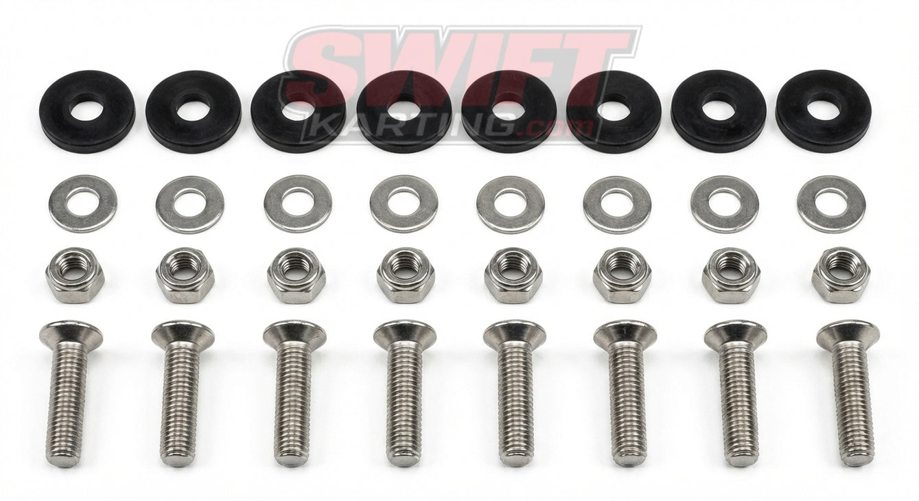 Complete Floor Pan Hardware Kit for Margay Ignite Chassis by Margay - karting parts