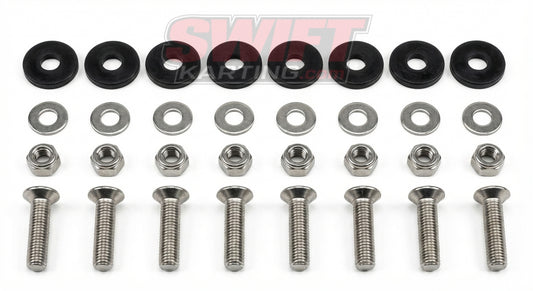 Complete Floor Pan Hardware Kit for Margay Ignite Chassis by Margay - karting parts