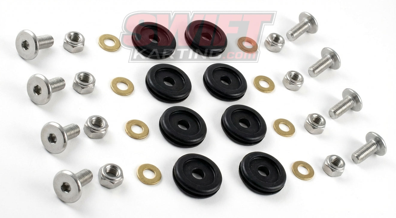 Complete Floor Pan Hardware Kit for Margay Ignite Chassis by Margay - karting parts