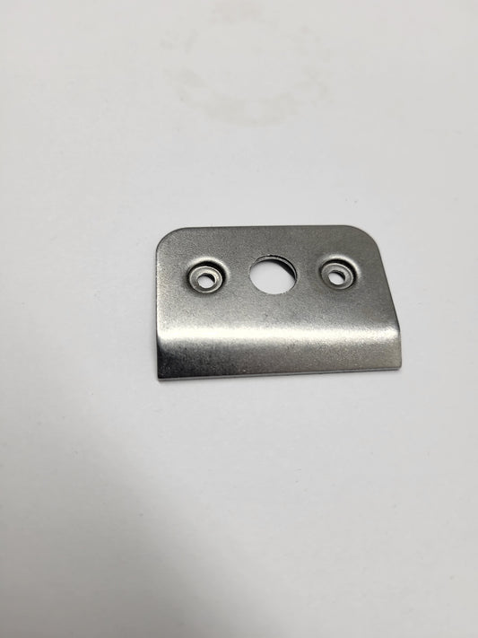 Single Dzus mounting plate for kart bodywork