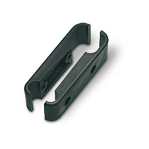 Black nylon flange for kart front bumper mounting