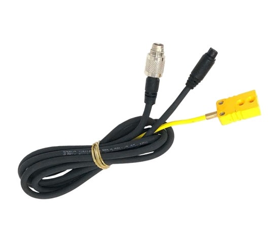 TR-TC dual temperature extension lead with yellow and black ends for Mychron T2