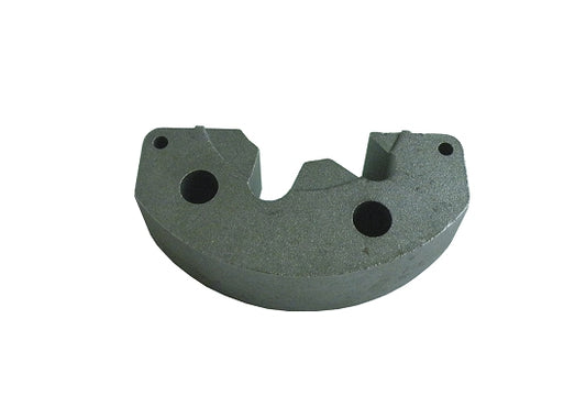 Heavy Shoe part for Nor-Am GE Series kart clutch, metallic finish shown