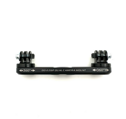Odenthal EZGP GoPro camera top plate bracket detail view showing mounting holes and attachment hardware for karting camera setup on white background