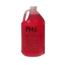 Gallon jug of FHS 62R oil for high-performance karts