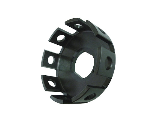 Steel Viper 4-disc turbo pattern clutch drum