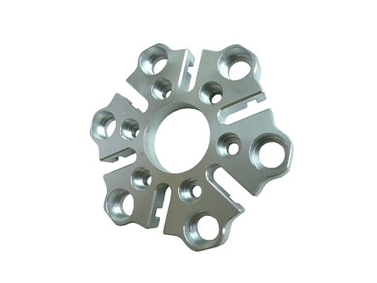 Silver aluminum Viper clutch lever support for small pins