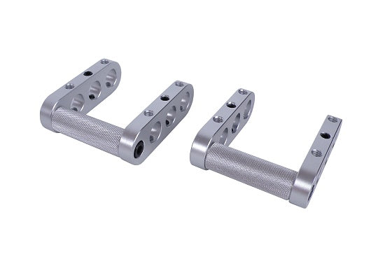 Rookie pedal extensions attached to tubular kart pedals