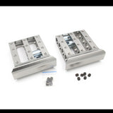 Adjustable rookie pedal extensions installed on Euro kart pedals