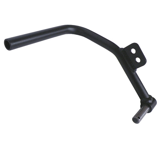 Close-up of durable throttle pedal assembly for kart racing