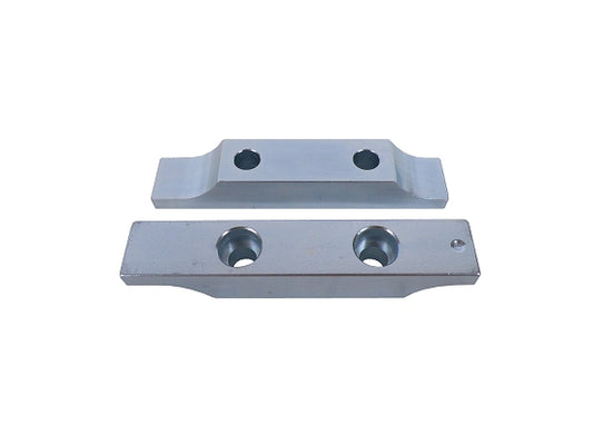 Billet steel clamp set designed for international kart rail mounting
