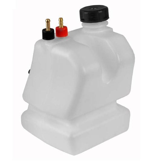 KG 3.5-litre plastic fuel tank with mounting knob attached