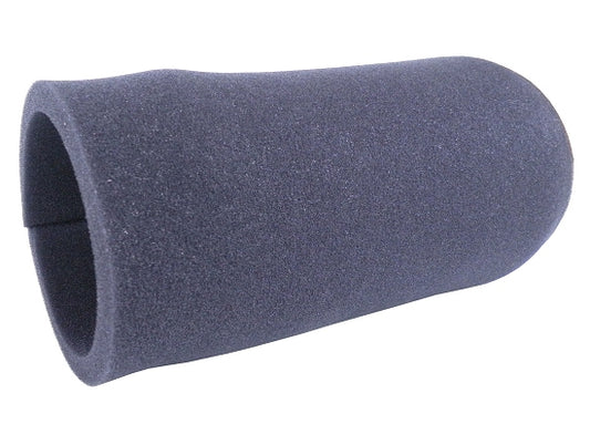 Black 8-inch foam pre-filter 3.5 x 8 inches for diameter filters