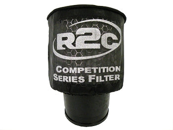 R2C pre-filter fitted over CY10505 and CY10706 kart air filters