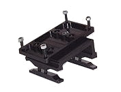 Close-up of Rage Kart 15-degree motor mount secured on wide frame