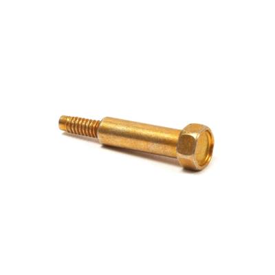 Throttle arm shoulder screw component for kart engine throttle system