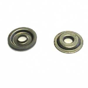 Upper valve retainer for engine valve assembly