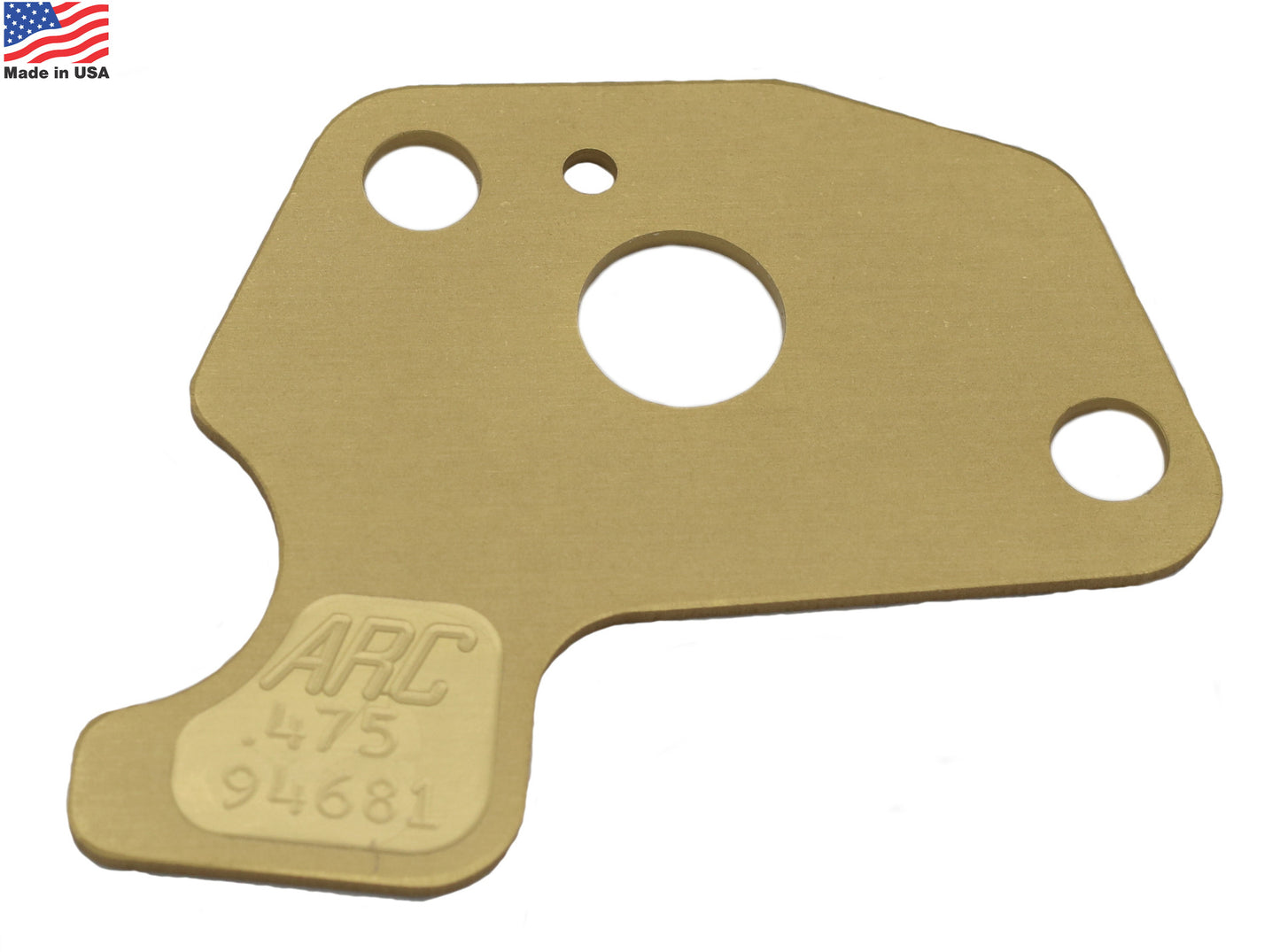 Yellow .475 Clone Restrictor Plate for advanced kart racing