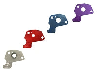 Precision anodized red restrictor plate for GX200 clone kart engine