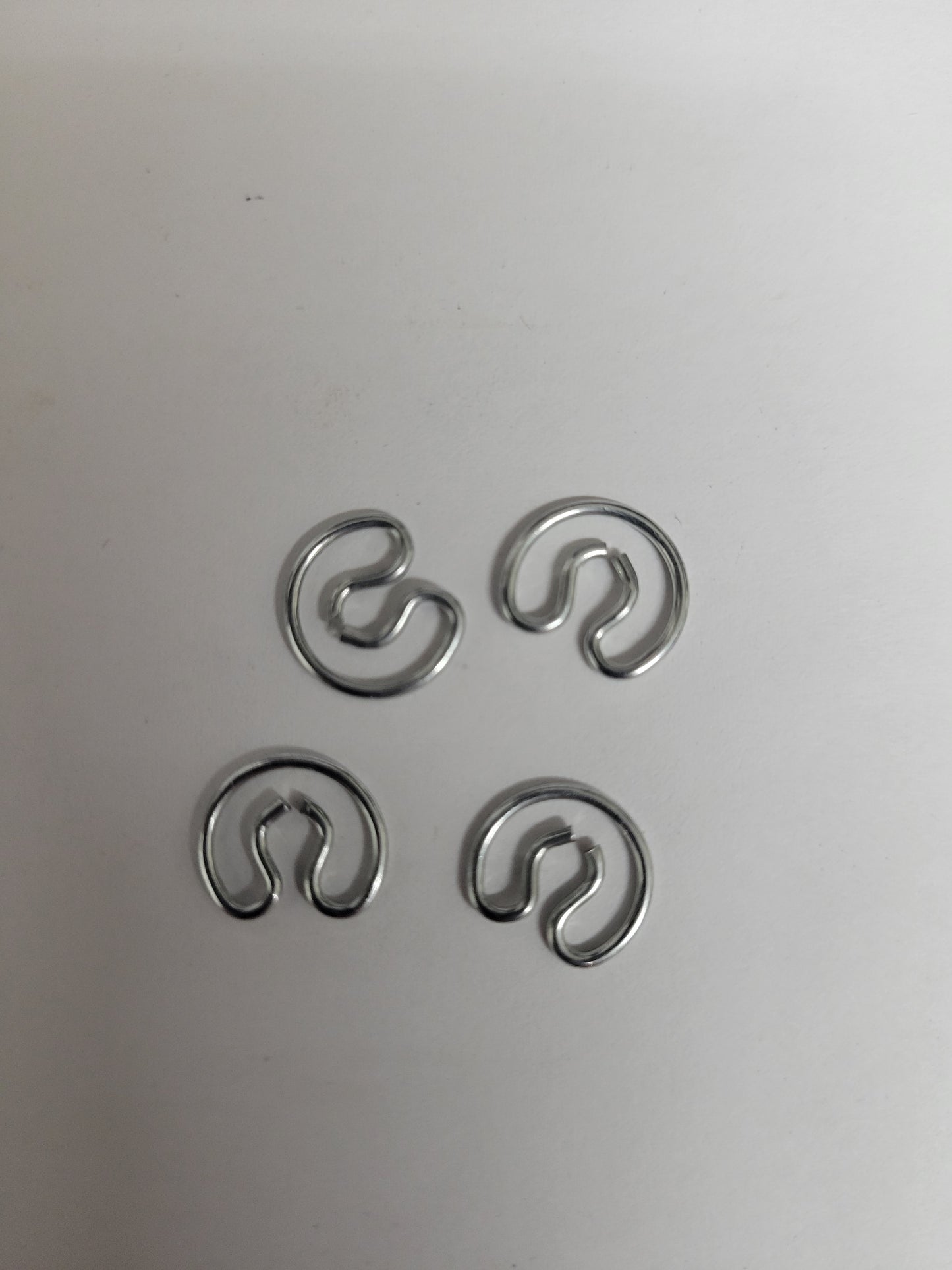 Pack of ten 6mm spring clips for kart safety