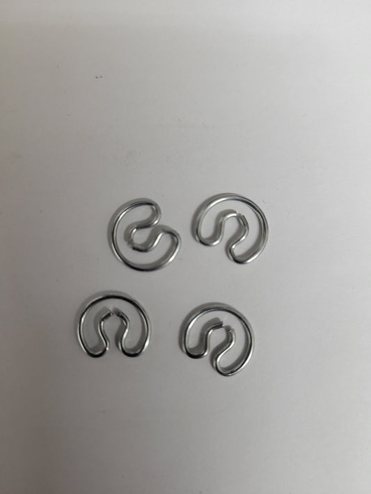 Pack of ten 6mm spring clips for kart safety