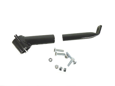 Leatherneck edge-style adjustable seat strut mounted on kart left side