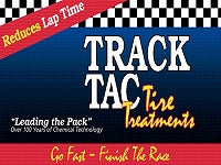 Gallon jug of Track-Tac Quick Dry bulk tire prep