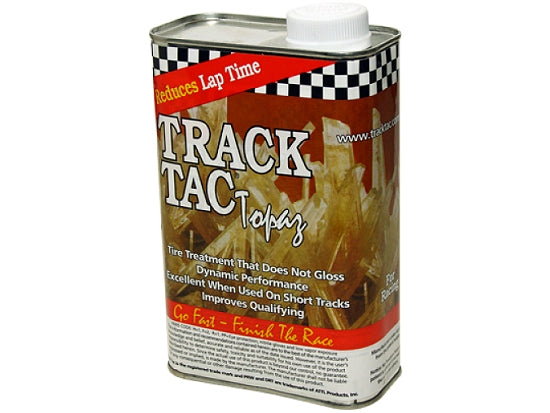 Quart bottle of Track-Tac Outside Topaz tire softener