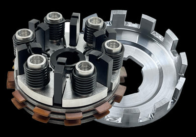 SMC Vortex Two Disk Clutch REV3 style assembly without sprocket