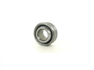 Close-up view of 3/8" quarter midget spindle bearing with COM-6 spherical insert