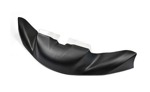 Black KG 506 nose with deflector for kart front aerodynamics