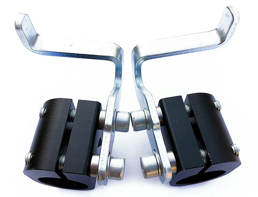 Aluminum 30mm rear bumper keeper kit clamps securing kart upright