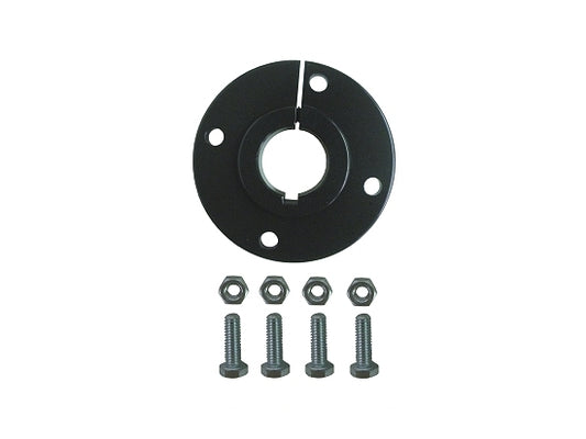Black 1 1/4 inch billet brake hub with bolt kit