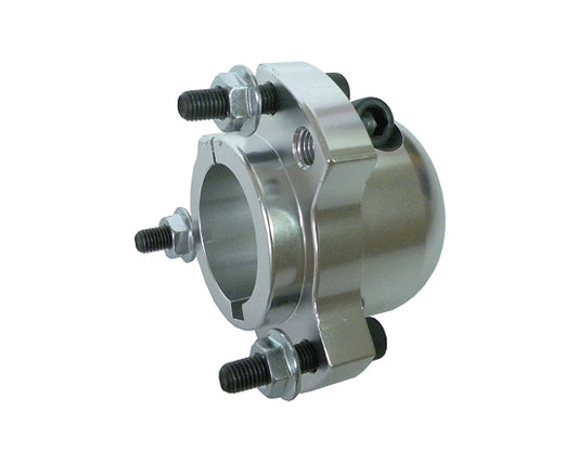 Silver 1 1/4 inch rear wheel hub for karts