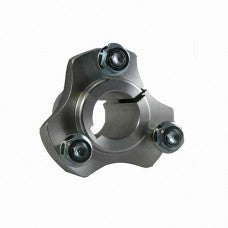 Silver metric pattern 1.250 inch bore wheel hub with studs