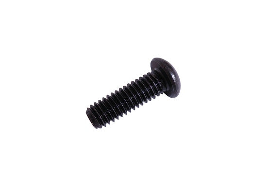 Single 1-inch button head cap screw for brake pad retention