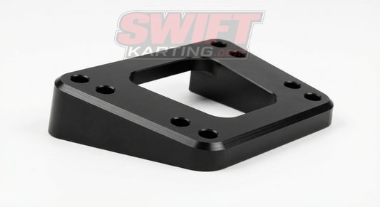 Kart Master KMSW10 10 Degree Angled Steering Wedge Kit - Black Anodized Aluminum - Universal Fit by Kart Master - karting parts