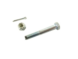 2.5 inch drilled pitman arm bolt with nut and cotter pin